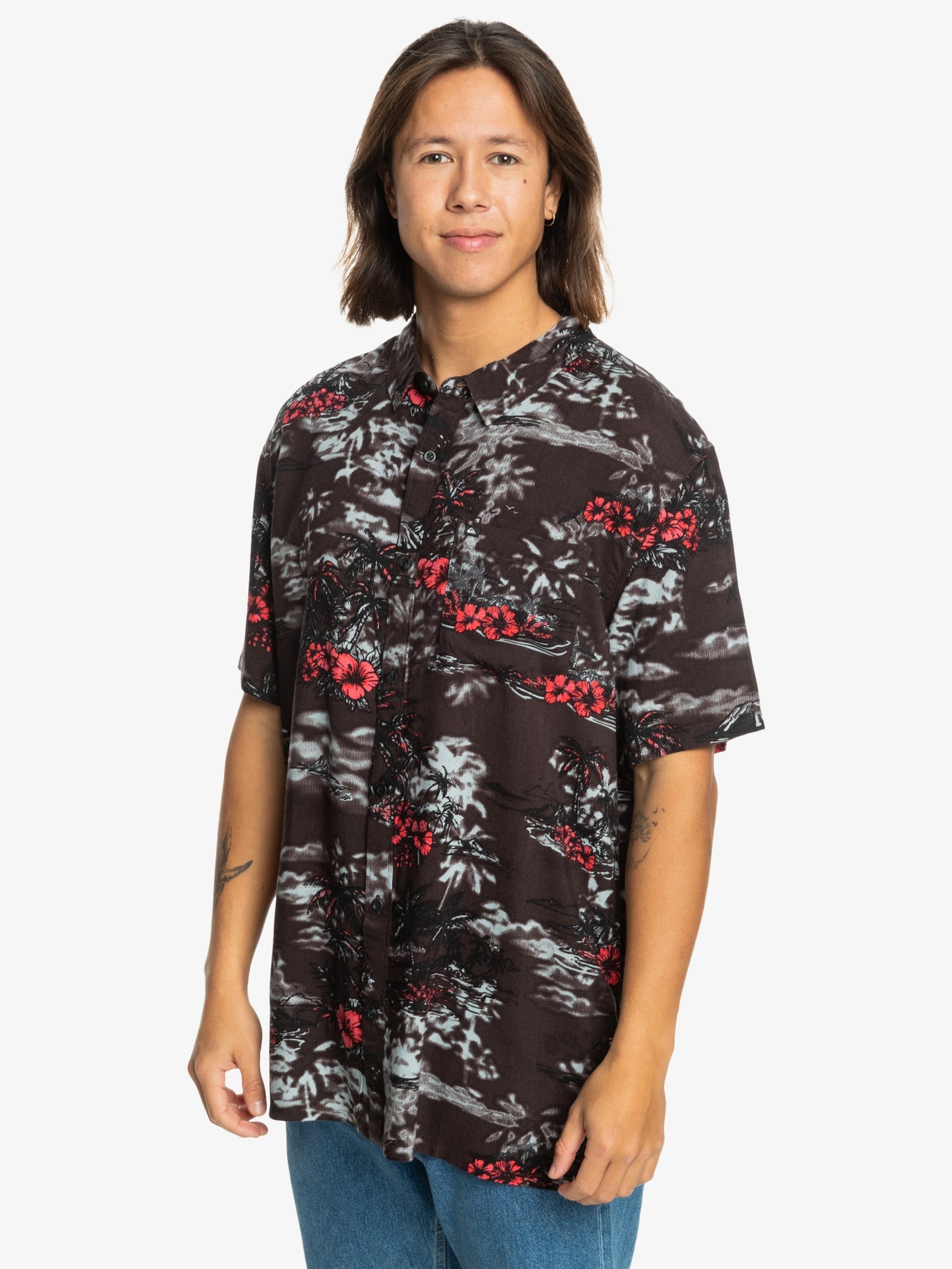 Mens Longmanhill Short Sleeve Shirt - Quiksilver Malaysia