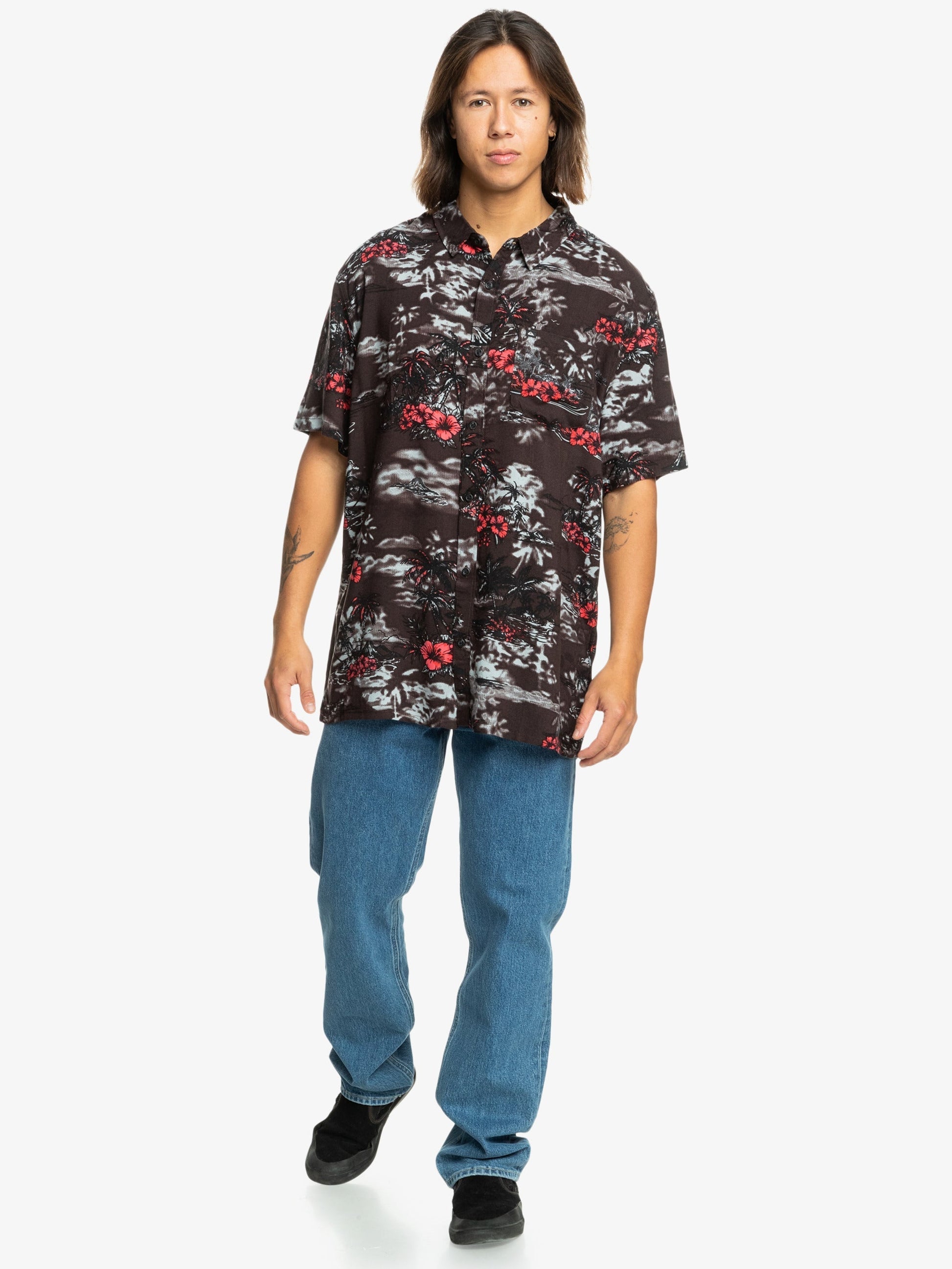 Mens Longmanhill Short Sleeve Shirt - Quiksilver Malaysia