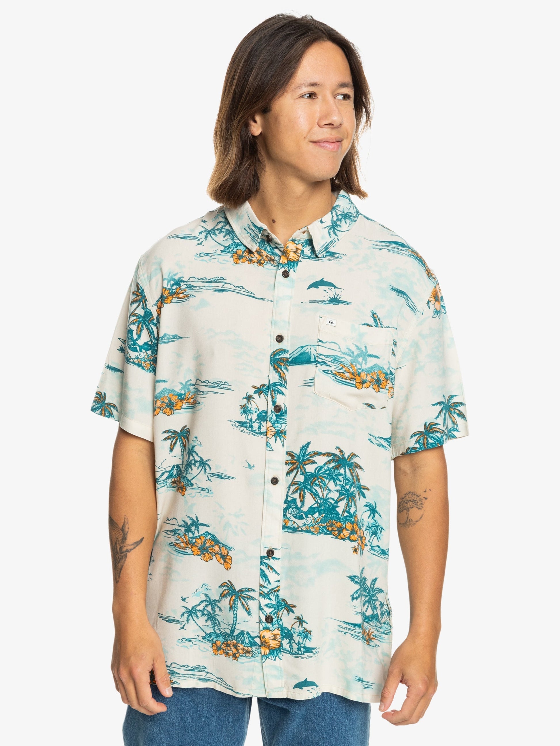 Mens Longmanhill Short Sleeve Shirt - Quiksilver Malaysia