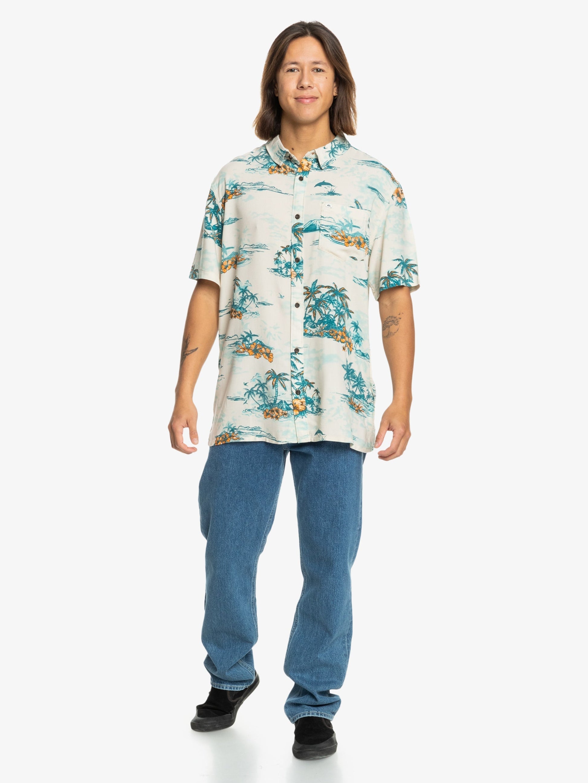 Mens Longmanhill Short Sleeve Shirt - Quiksilver Malaysia