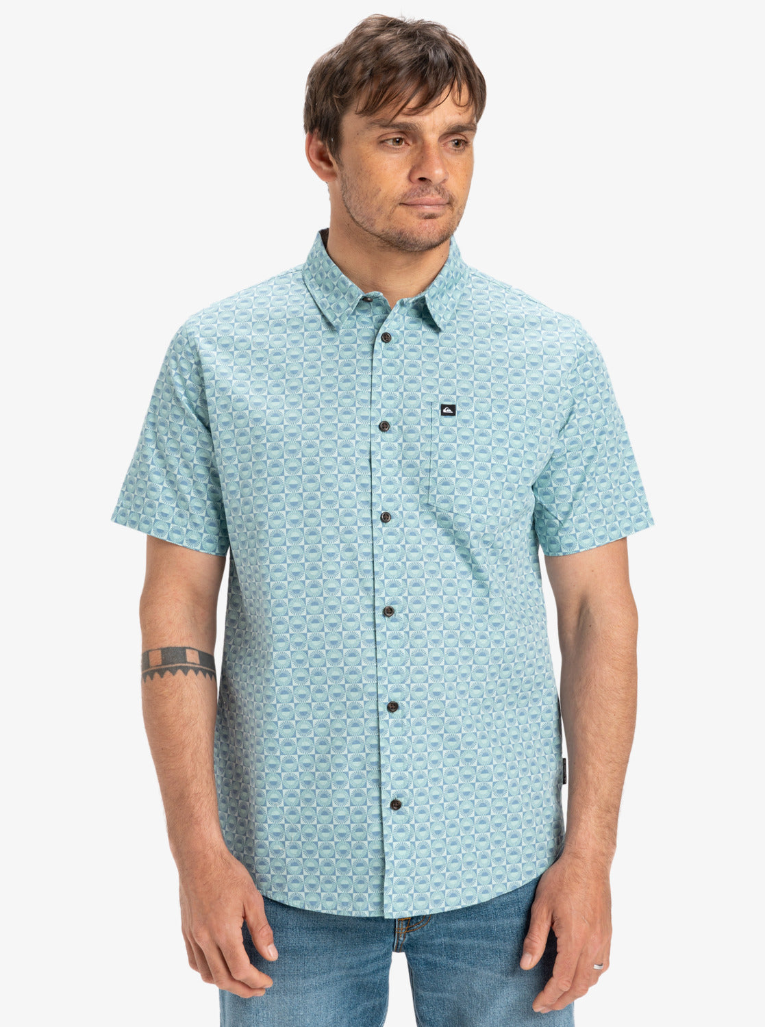 Mens Apero Organic Classic Shirt - Quiksilver Malaysia