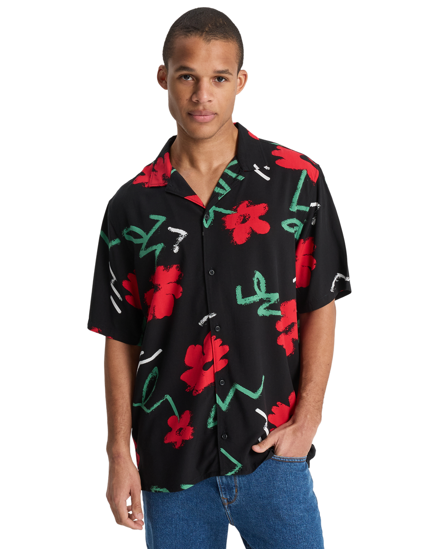 Mens Safe Paradise Short Sleeve Shirt