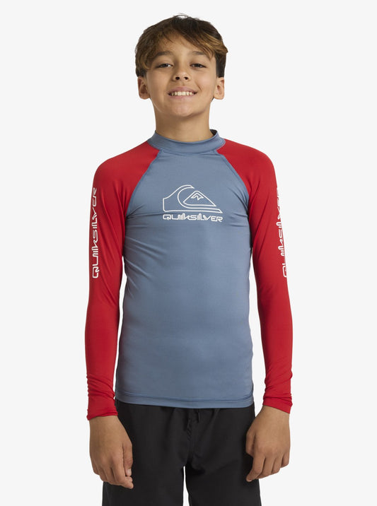 Boys 8-16 On Tour Long Sleeve Rash Vest - Quiksilver Malaysia
