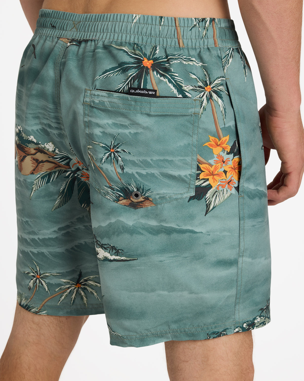 Mens Everyday Printed 17 Inch Volley Shorts