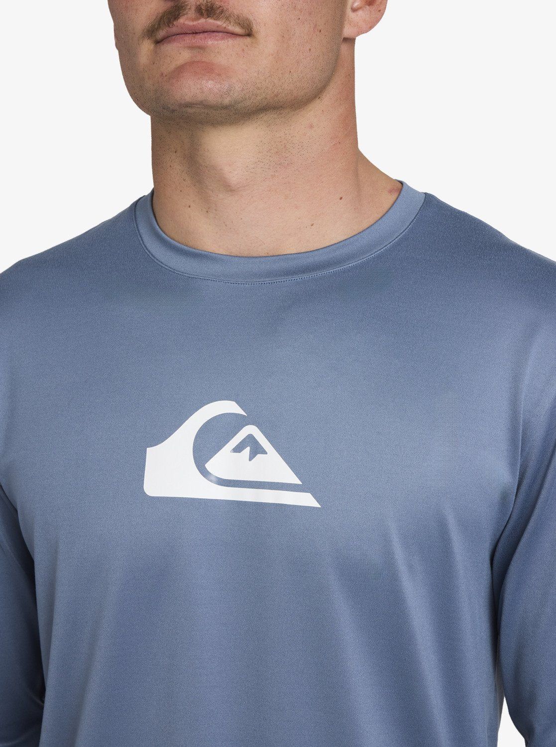 Mens Solid Streak Long Sleeve Surf T-Shirt - Quiksilver Malaysia