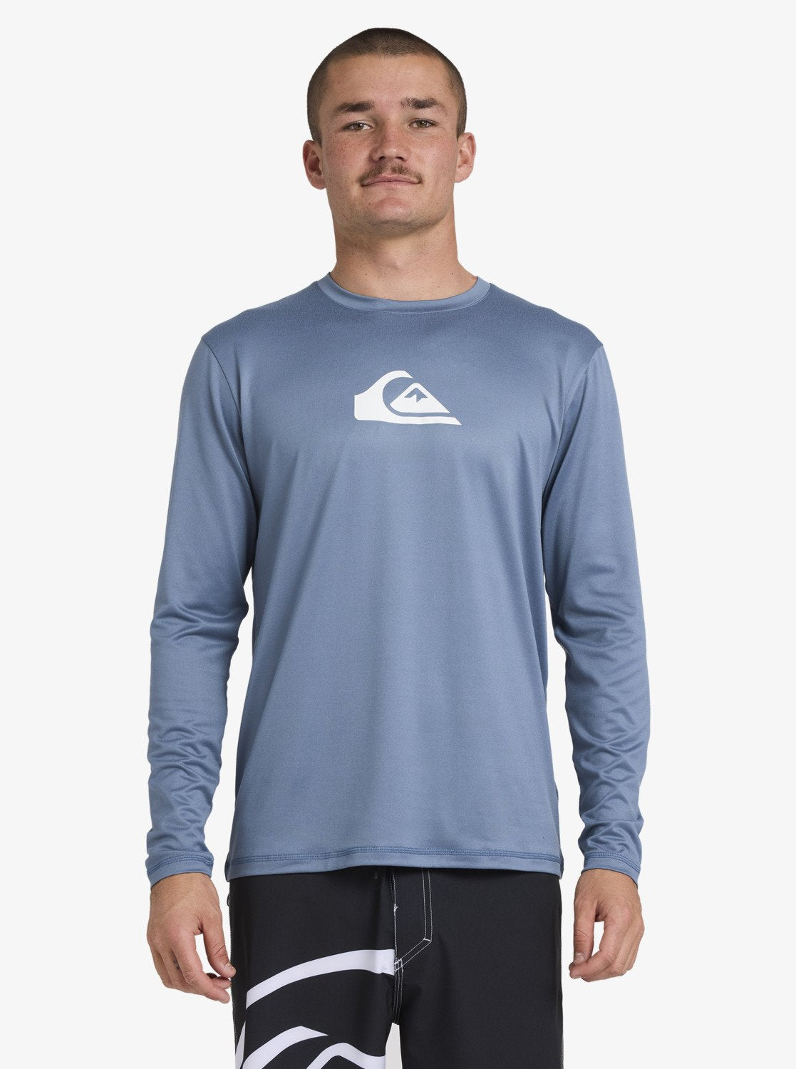 Mens Solid Streak Long Sleeve Surf T-Shirt - Quiksilver Malaysia