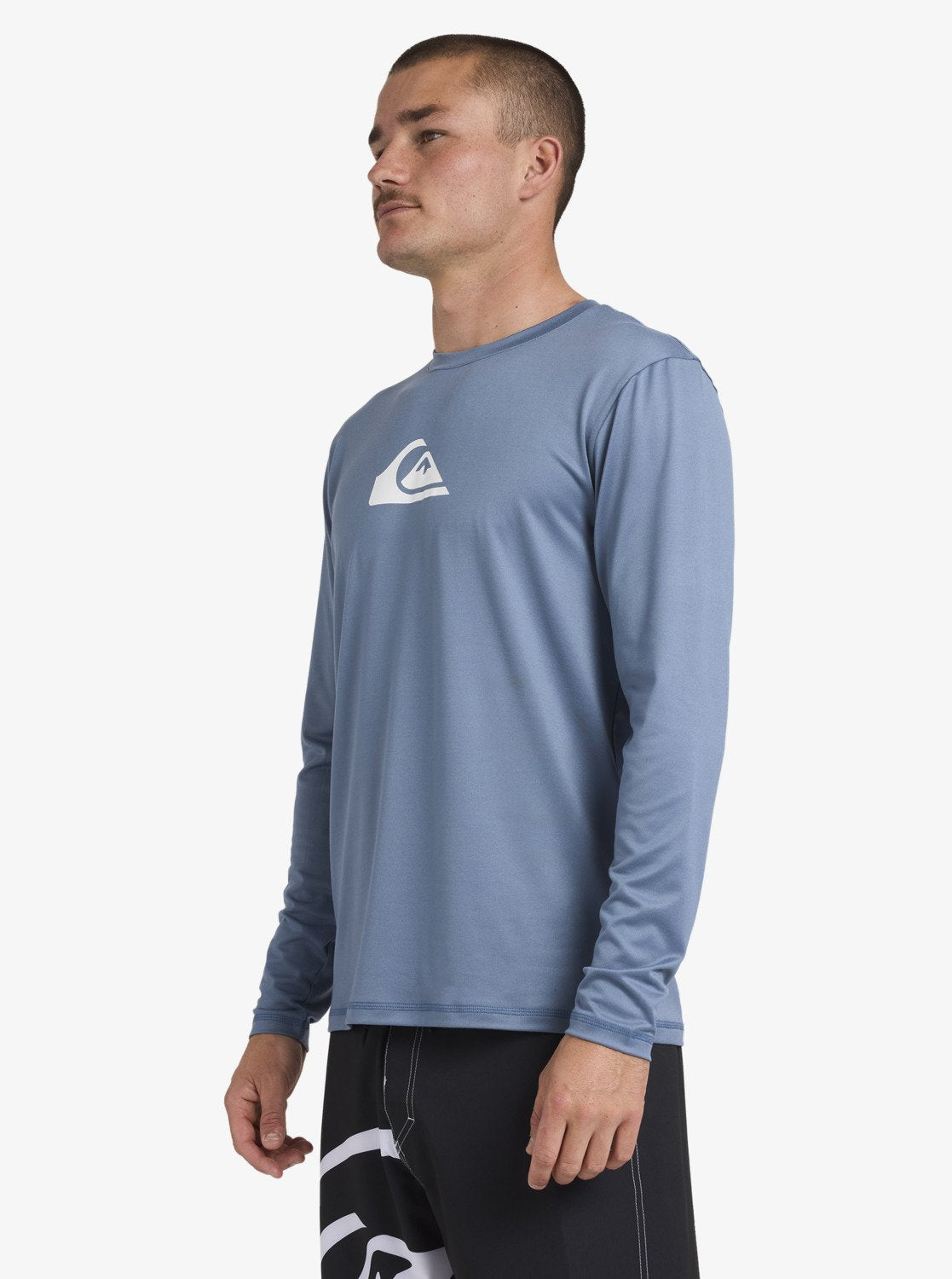 Mens Solid Streak Long Sleeve Surf T-Shirt - Quiksilver Malaysia