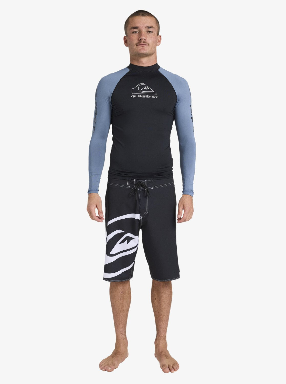 Mens On Tour Long Sleeve Rash Vest - Quiksilver Malaysia