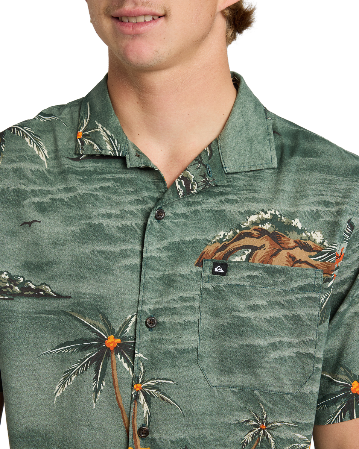 Mens Beach Club Casual Shirt - Quiksilver Malaysia