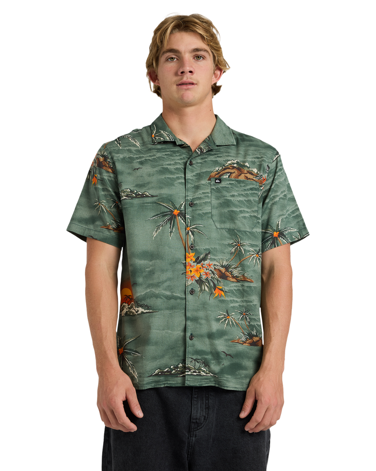 Mens Beach Club Casual Shirt - Quiksilver Malaysia
