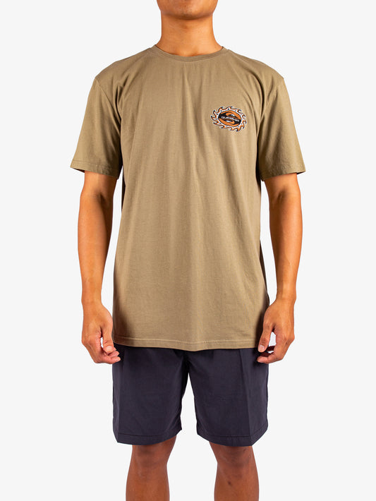 Mens Burning Sun ID T-Shirt - Quiksilver Malaysia