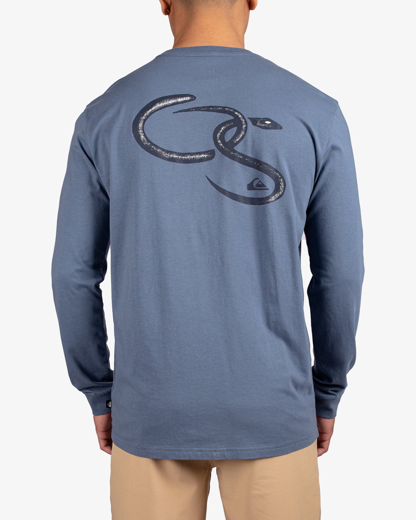Mens QS Snake Long Sleeve T-Shirt