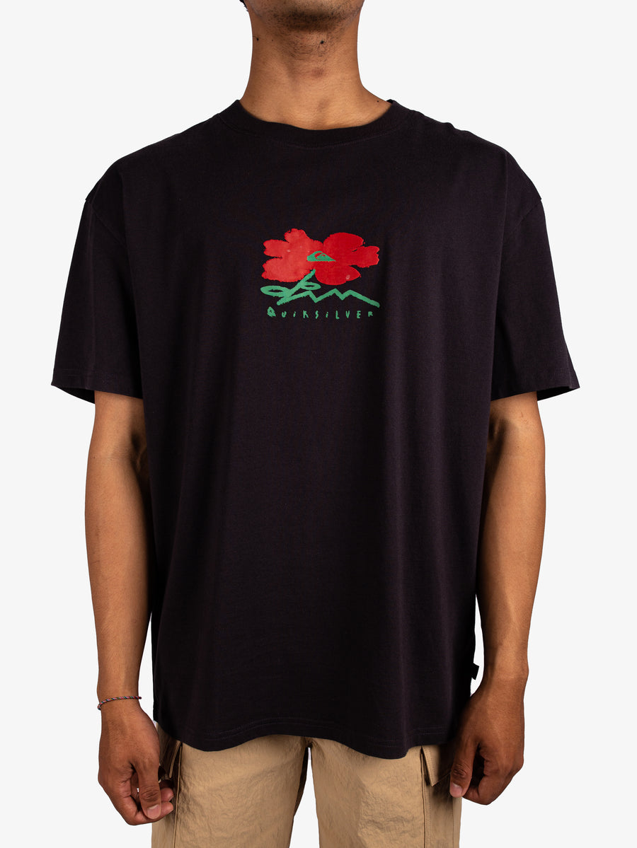 Mens Street Floral Short Sleeve T-Shirt
