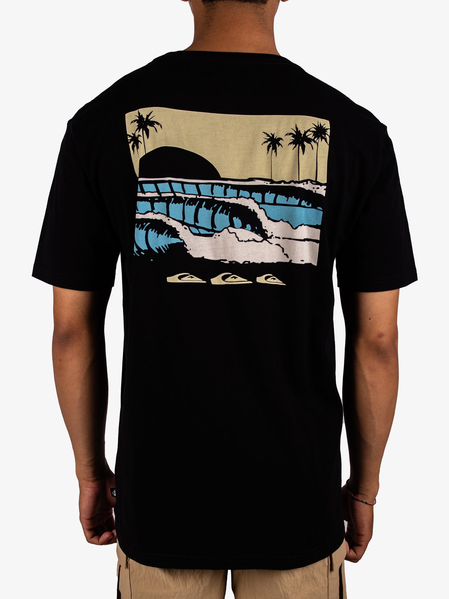 Mens Stacked Line Up T-Shirt - Quiksilver Malaysia