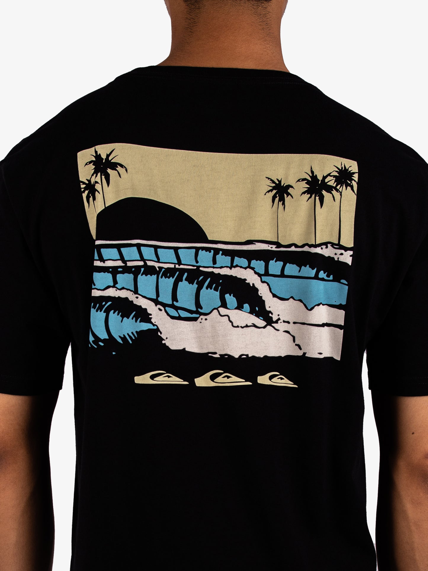 Mens Stacked Line Up T-Shirt - Quiksilver Malaysia