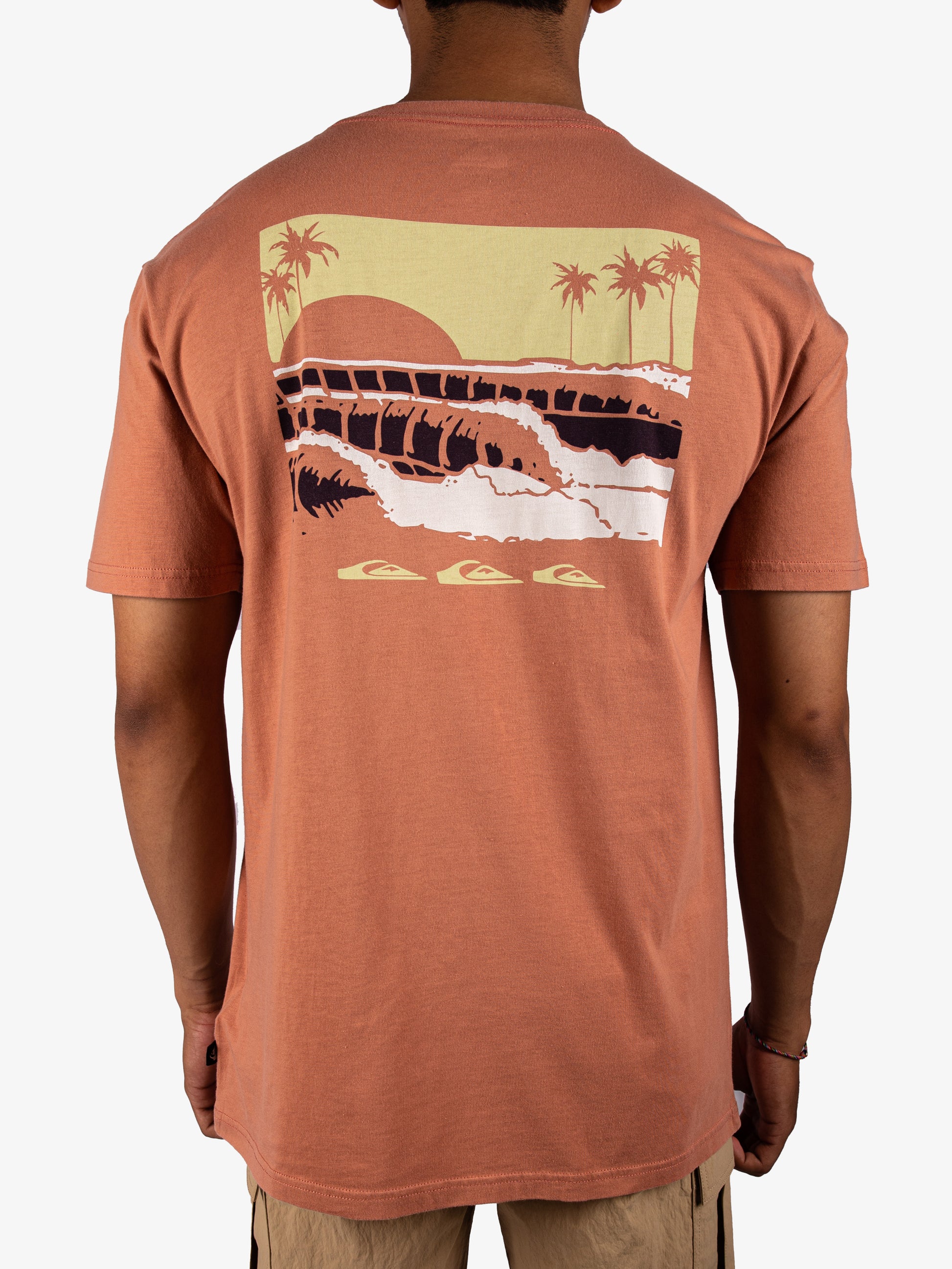 Mens Stacked Line Up T-Shirt - Quiksilver Malaysia